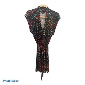 French Connection Tie Waist Floral Dress